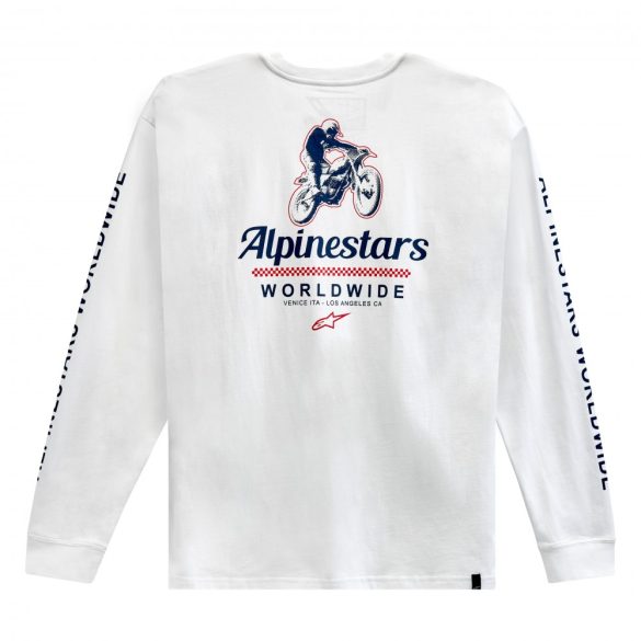 Alpinestars Authentic white hosszú ujjú póló