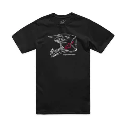 Alpinestars MX Helmet  pólo fekete