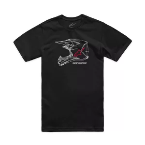 Alpinestars MX Helmet  pólo fekete