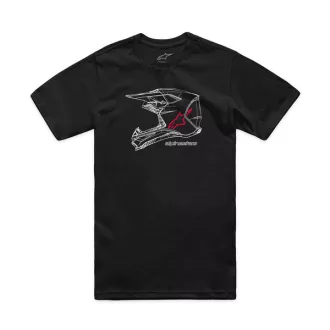 Alpinestars MX helmet pólo fekete