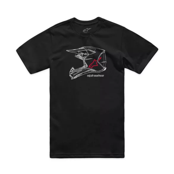 Alpinestars MX Helmet  pólo fekete