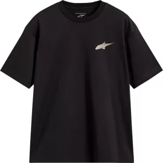   Alpinestars rövid ujjú, oversize szabású „CSF Checkback” fekete póló