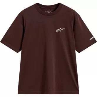   Alpinestars rövid ujjú, oversize szabású „CSF Mandate” barna póló