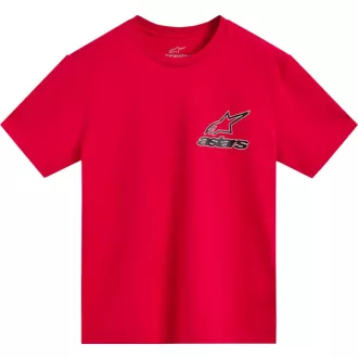 Alpinestars rövid ujjú „CSF Lineout” piros póló
