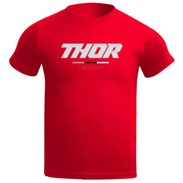 Thor Youth Corpo póló, Piros színben