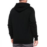 100% OFFICIAL FULL-ZIP HOODY BLACK 2XL