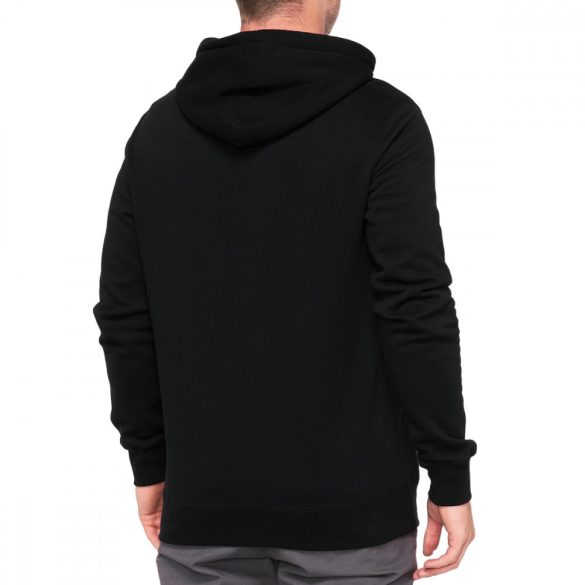 100% OFFICIAL FULL-ZIP HOODY BLACK 2XL