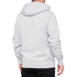 100% HOODY ZIP SYN GRY/HTR S