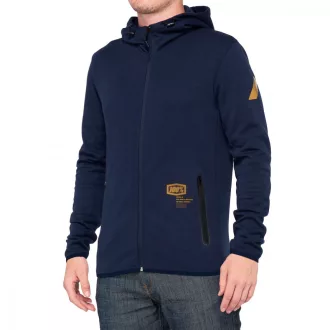 100% hoody viceroy navy s