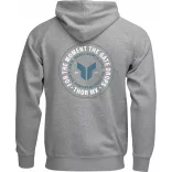 Thor Badge Zip-Up  pulóver szürke