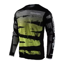   Troy lee designs GP Brushed team cross mez, fekete-szürke-fluozöld, S