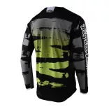 Troy lee designs GP Brushed team cross mez, fekete-szürke-fluozöld, S