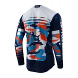 Troy lee designs GP Formula camo cross mez, sötétkék-narancs, S