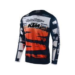 TROY LEE DESIGNS GP BRUSHED GYEREK MEZ ,KÉK-NARANCS