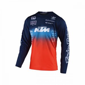 TROY LEE DESIGNS GP AIR STAIN'D TEAM GYEREK MEZ ,KÉK-NARANCS