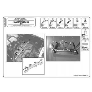 KAPPA ADAPTER TE3100K OLDALKONZOL FELSZERELÉSÉHEZ HÁTSÓ KONZOL HASZNÁLATA NÉLKÜL