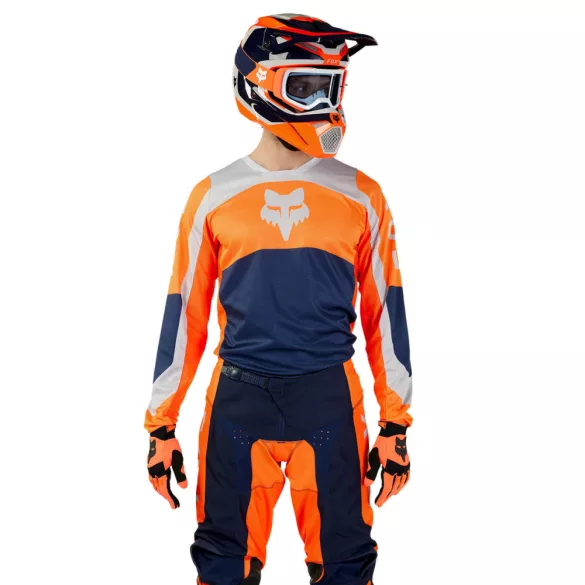 FOX Motocross Mez 180 Nitro narancs-kék