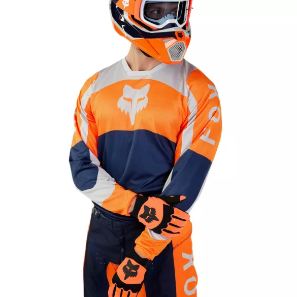 FOX Motocross Mez 180 Nitro narancs-kék