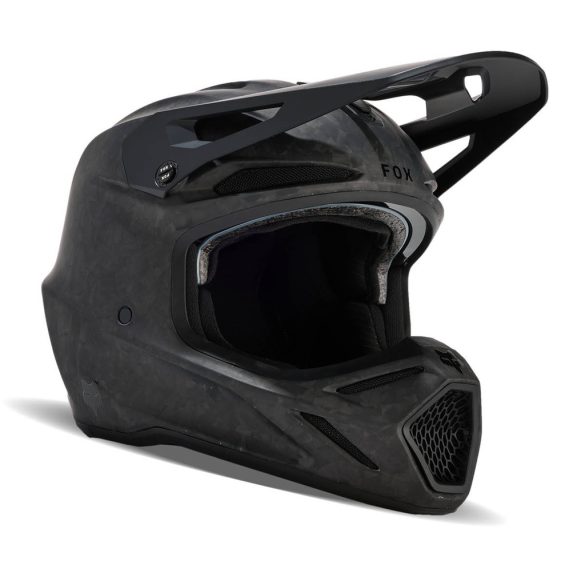FOX Motocross V3 RS Carbon Solid MIPS ECE22.06 BUKÓSISAK MATT FEKETE