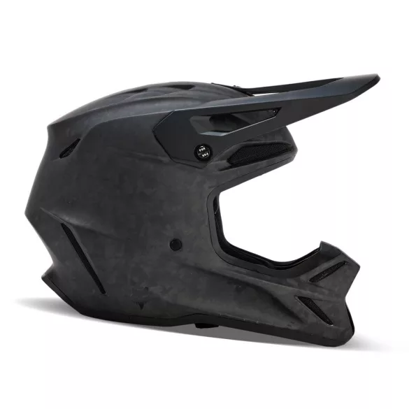 FOX Motocross V3 RS Carbon Solid MIPS ECE22.06 BUKÓSISAK MATT FEKETE