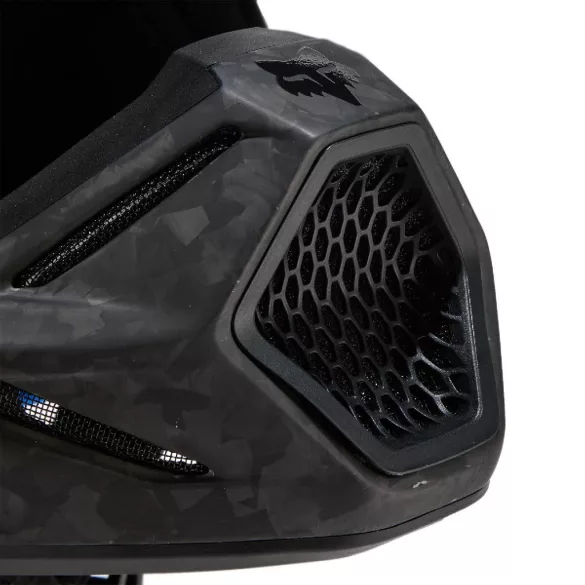 FOX Motocross V3 RS Carbon Solid MIPS ECE22.06 BUKÓSISAK MATT FEKETE