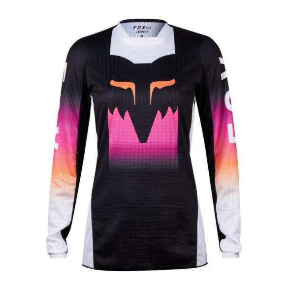 FOX Motocross női mez 180 Flora fekete-pink L