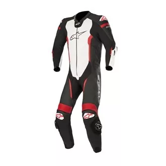   Alpinestars bőrruha 1 - teiler missile tech air compatible fekete/fehér - piros