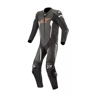   Alpinestars bőrruha 1 - teiler missile tech air compatible fekete/piros - fehér