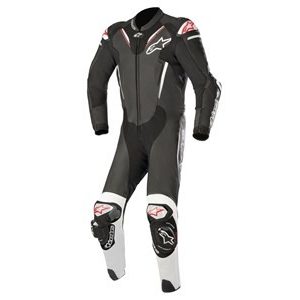 Alpinestars bőrruha 1-TEILER ATEM V3 fekete-fehér