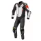 Alpinestars bőrruha 1 - teiler atem V3 fekete/fehér - piros - fluo