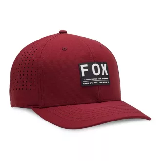 Fox non stop tech flexfit sapka bordó