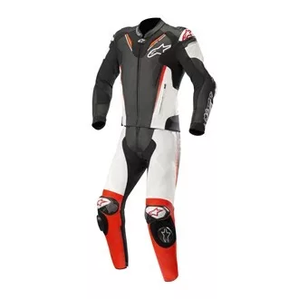   Alpinestars bőrruha 2 - teiler atem V3 fekete/fehér - piros