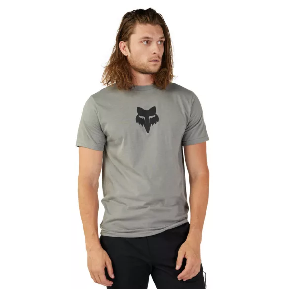 FOX Poló Fox Head  Premium szürke