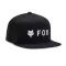 Fox snapback cap gyerek absolute mesh fekete egy méret