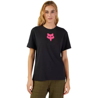 Fox női poló head fekete - pink