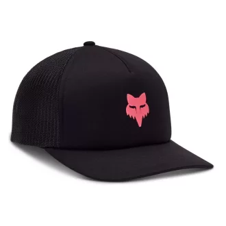 Fox snapback cap nöi boundary trucker fekete - pink
