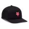 Fox snapback cap nöi boundary trucker fekete - pink
