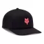 Fox snapback cap nöi boundary trucker fekete - pink
