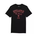 FOX HOTLAPS SS PREM POLÓ FEKETE-PIROS