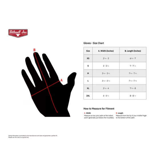 Biltwell Work black kesztyű