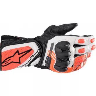Alpinestars sp - 8 V3 kesztyű, fekete/fehér - piros, s