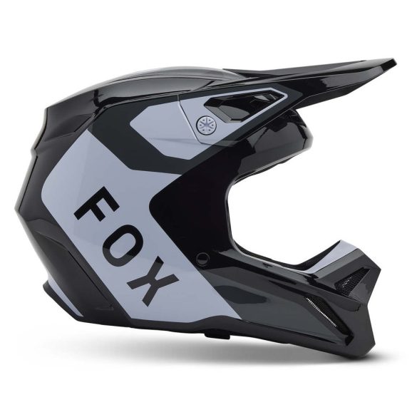 Fox V1 Lean black mips gyerek bukósisak