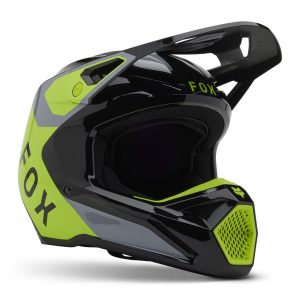 Fox V1 Lean black-fluo mips gyerek bukósisak