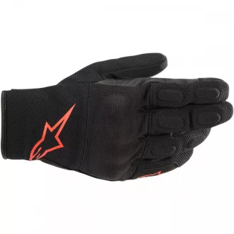 Alpinestars s max drystar kesztyű, fekete/piros