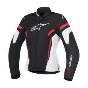 Alpinestars  Stella  T-GP PLUS R V2 női motoroskabát, FEKETE-FEHÉR-PIROS