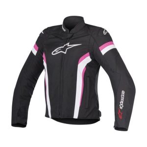 Alpinestars  Stella  T-GP PLUS AIR  női motoroskabát, FEKETE-FEHÉR-PINK