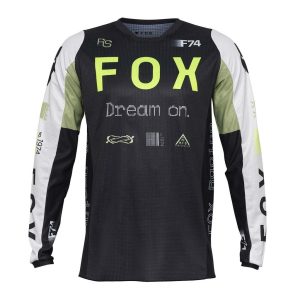 Fox 180 Race Spec pale green mez