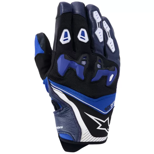 ALPINESTARS Sp-r pro bőr kesztyű fekete-kék