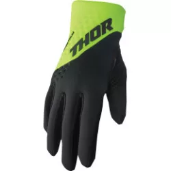 THOR  kesztyű Spectrum Cold Weather fekete-fluosárga