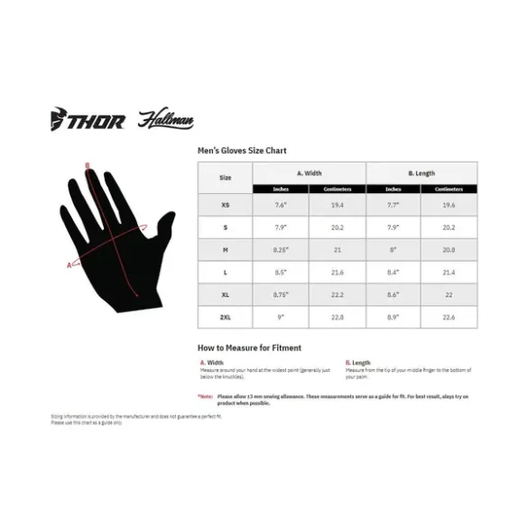 Thor Sportmode Vented Iconic kesztyű szürke